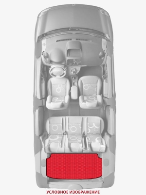 ЭВА коврики «Queen Lux» багажник для Hyundai Tuscani (RD)